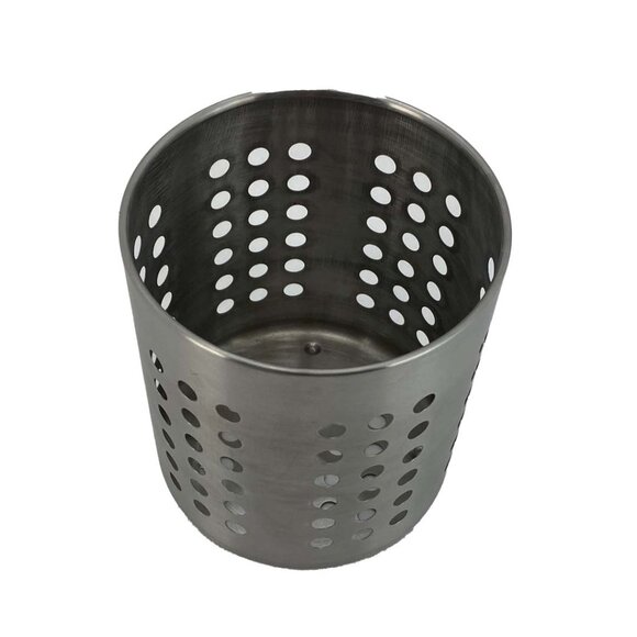 IKEA | ORDNING Stainless Utensil Holder | Kitchen Storage | Perforated | 5 inch - Picture 2 of 4
